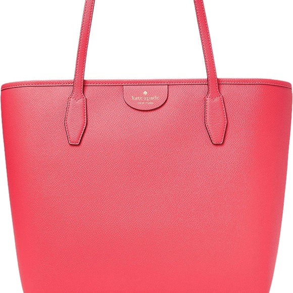 Kate Spade Lori Tote Bag Pink Ripe Papaya Top Zip Work Bag WKR00231 NWT - Picture 5 of 9